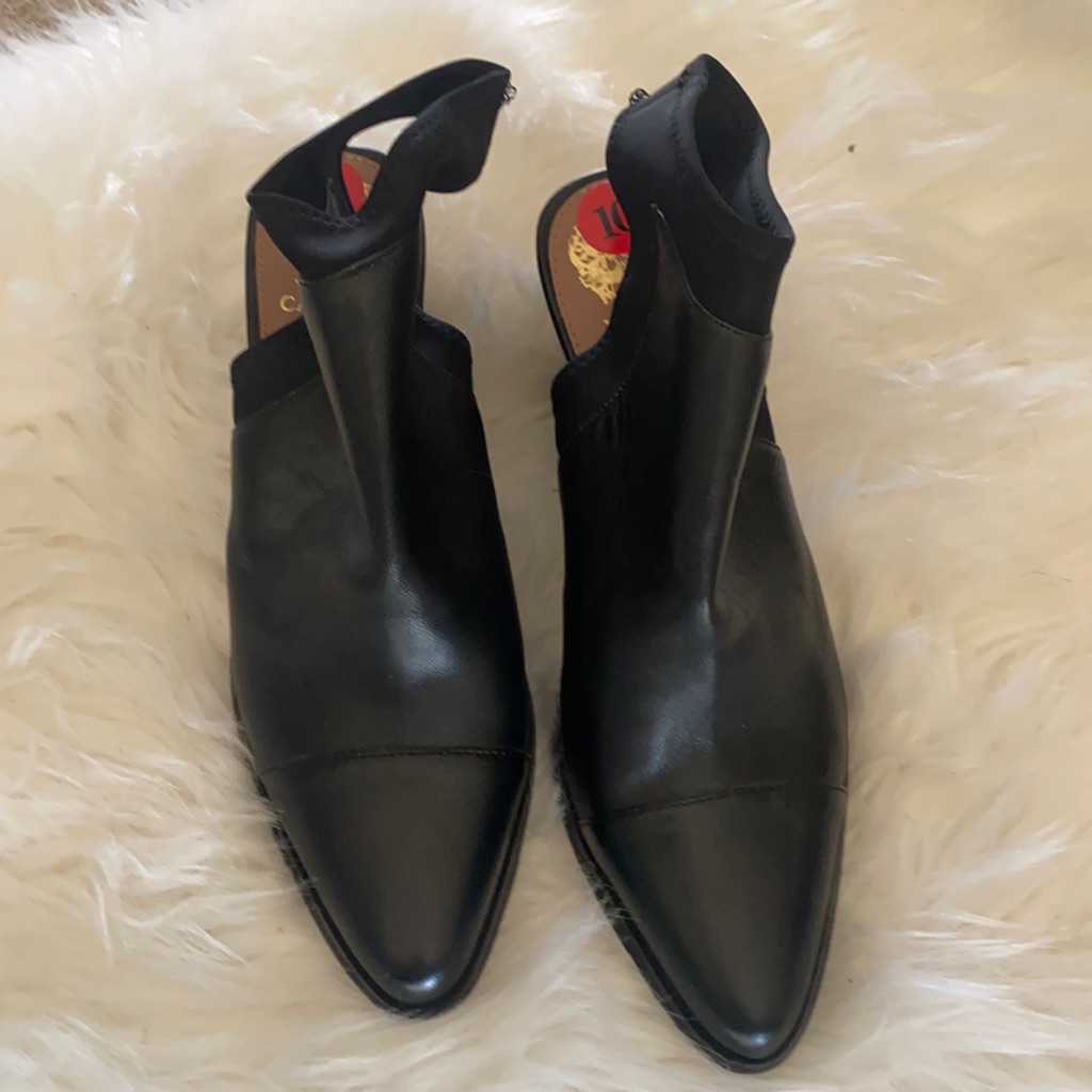 Vince Camuto Open Back Bootie